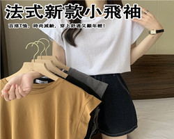 法式新款小飛袖