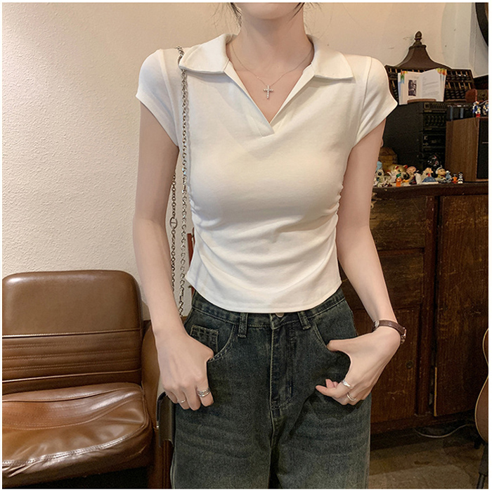 顯瘦正肩短T