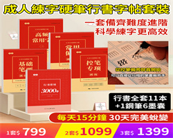 練字行書字帖套裝
