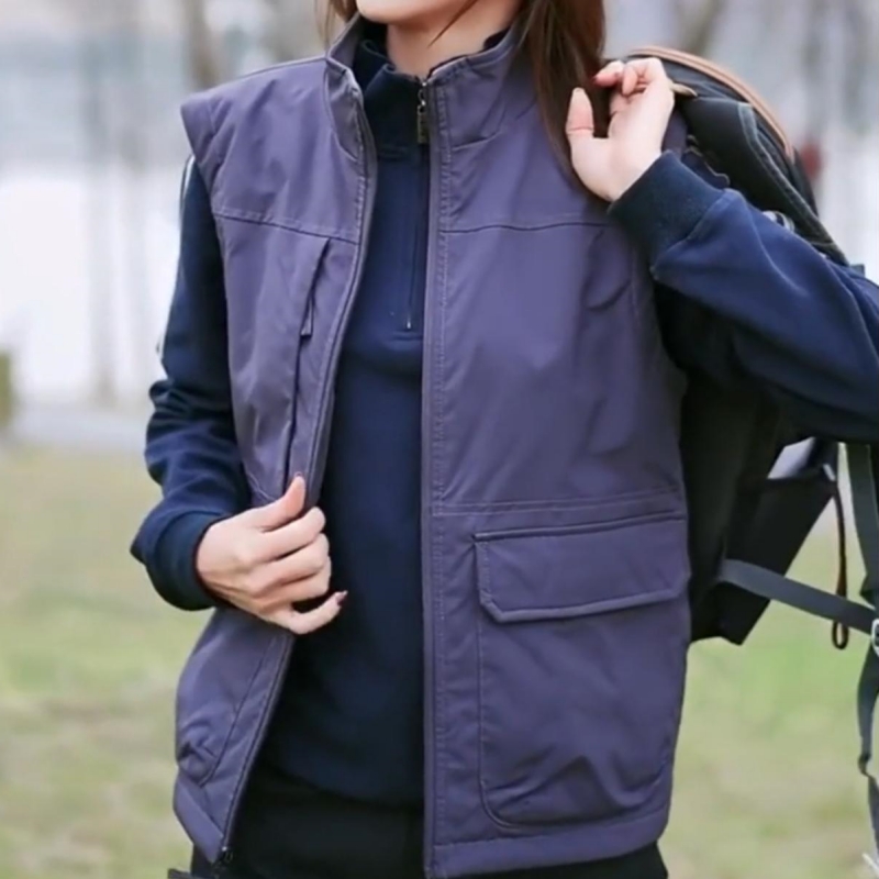 雙面多口袋馬甲